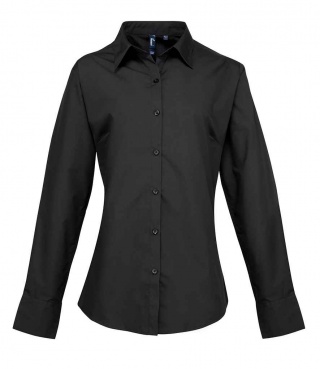 Premier PR307 Ladies Supreme Long Sleeve Poplin Shirt